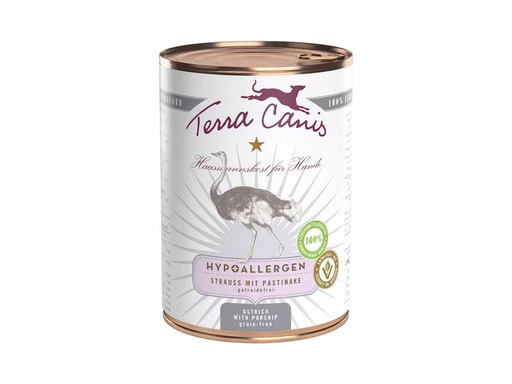 [90353452 1710542] Terra Canis Nassfutter Hypoallergen Strauss, 400 g