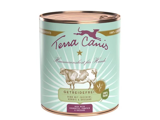 [90353460 1710551] Terra Canis Nassfutter Getreidefrei Rind, 800 g