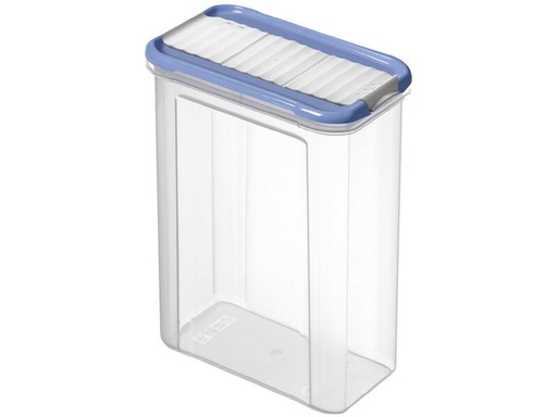 [90353509 1722733] Rotho Vorratsdose Domino 1.5 l, Blau/Transparent