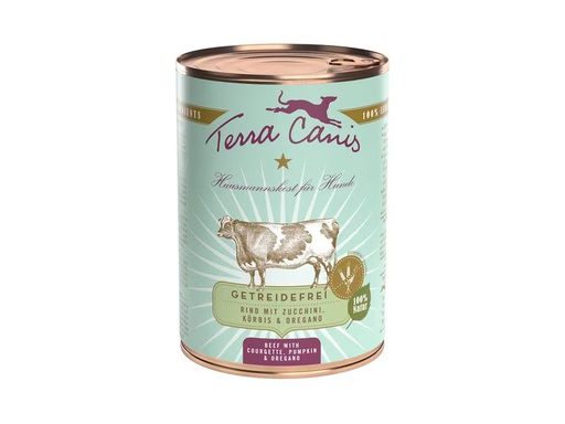 [90353552 1710550] Terra Canis Nassfutter Getreidefrei Rind, 400 g