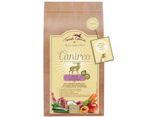 [90353577 1710556] Terra Canis Trockenfutter Canireo Wild, 2.5 kg