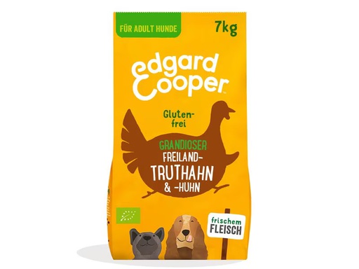 [90353607 1718011] Edgard &amp; Cooper Trockenfutter Adult Bio Truthahn + Huhn, 7 kg