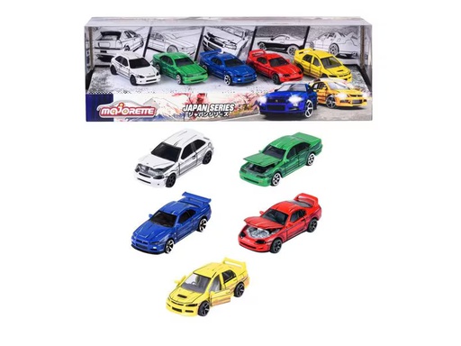 [90353651 1708172] Majorette Auto Japan Series 5 Pieces Giftpack