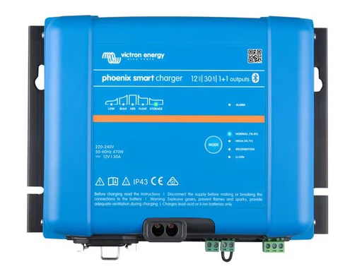 [90353657 1724996] Victron Batterieladegerät Phoenix Smart IP43 1+1, 12 V 30A