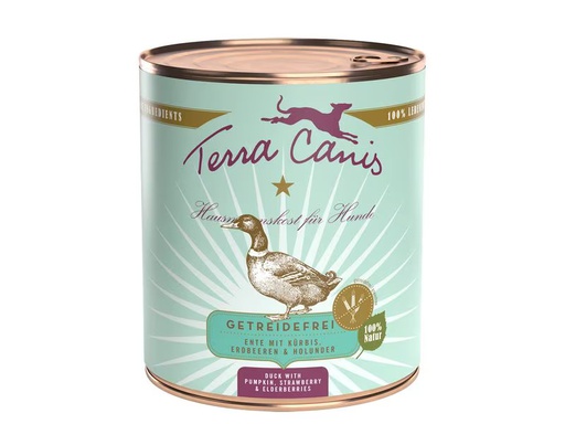 [90353661 1710547] Terra Canis Nassfutter Getreidefrei Ente, 800 g