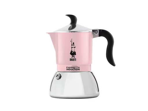 [90353748 1719671] Bialetti Espressokocher Fiammetta Induction für 4 Tassen, Rosa