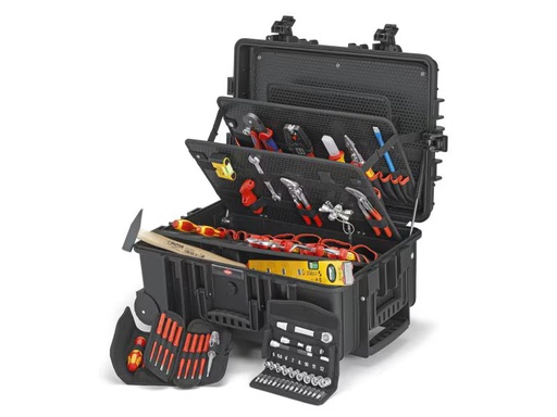 [90353759 846915] Knipex Werkzeugkoffer «Robust45» Elektro 63-teilig