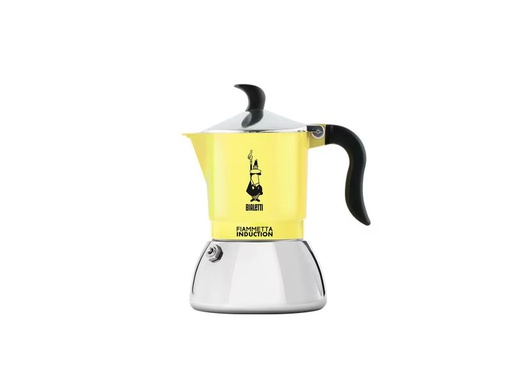 [90353764 1719669] Bialetti Espressokocher Fiammetta Induction für 2 Tassen, Gelb