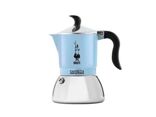 [90353805 1719673] Bialetti Espressokocher Fiammetta Induction für 4 Tassen, Blau