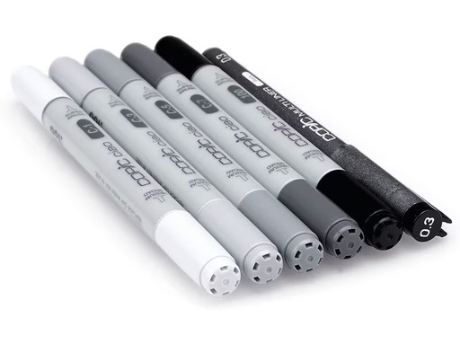 [90354034 1710105] Copic Grafikmarker Ciao 5+1 Set Cool Grey