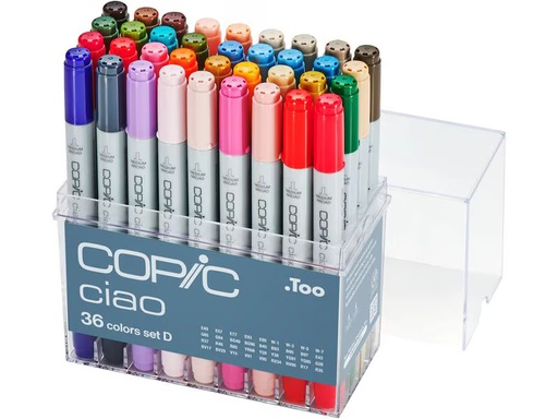 [90354103 1710099] Copic Grafikmarker Ciao 36er D-Set