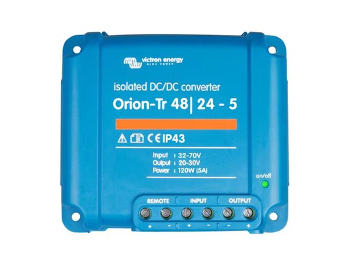 [90354119 1725128] Victron DC/DC Spannungs-Wandler Orion-Tr 48-24 V, 5A 120 W