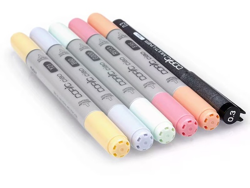 [90354146 1710106] Copic Grafikmarker Ciao 5+1 Set Pastels