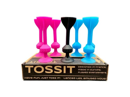 [90354202 1728805] Tossit Saugnapf-Darts Pink / Blau