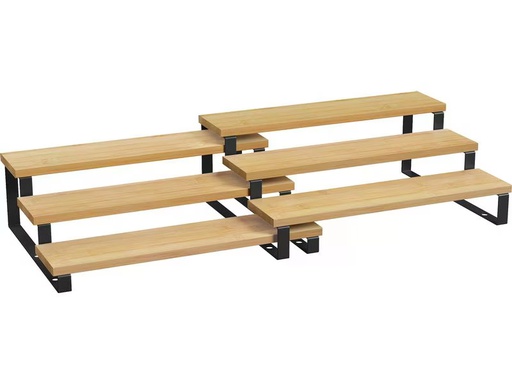 [90354258 1718839] Songmics Küchenregal 2 Stück, Nature/Schwarz