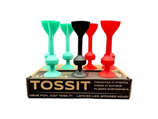 [90354260 1728802] Tossit Saugnapf-Darts Rot / Türkis