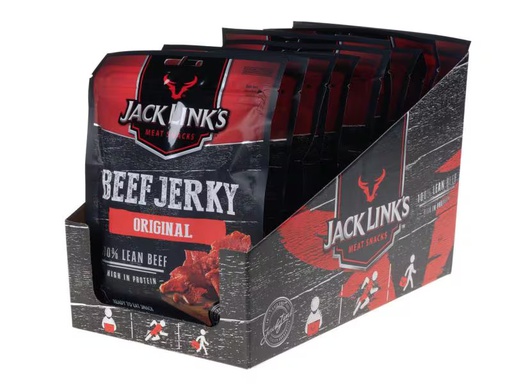 [90354347 1729910] Jack Link's Fleischsnack Beef Jerky Original 12 x 60 g
