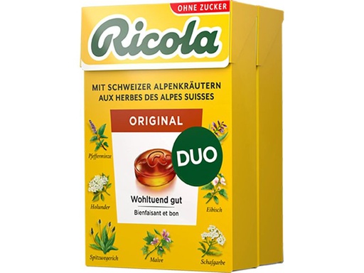 [90354424 1721303] Ricola Bonbons Kräuter Original 2 x 50 g