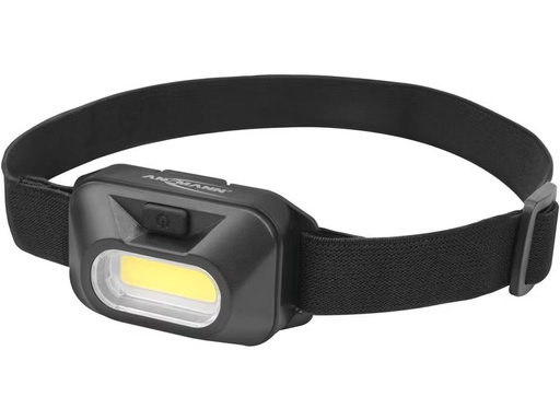 [90354600 1723603] Ansmann Stirnlampe HD120B, 125 lm, Schwarz