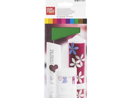 [90055699 665472] Knorr Prandell Verzierwachs Basic 3 175 x 80 x 0.5 mm Mehrfarbig