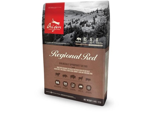 [90055702 1024559] Orijen Trockenfutter Cat Regional Red mit Rind, 340 g