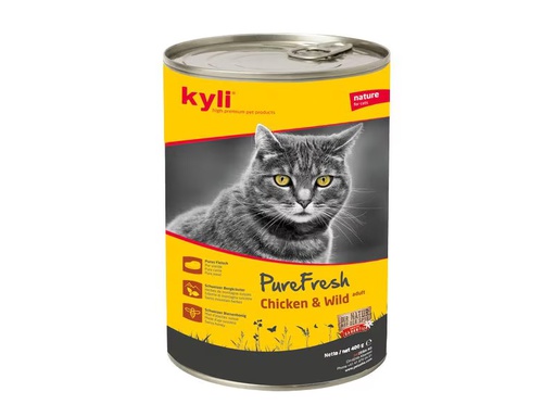 [90359739 1713340] kyli Nassfutter PureFresh Chicken &amp; Wild, 6 x 400 g
