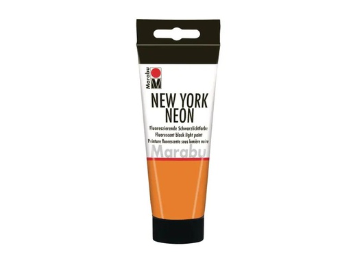 [90005592 728839] Marabu Schwarzlichtfarbe New York Neon 100 ml, Orange
