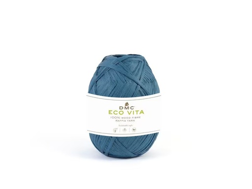 [90360426 1717634] DMC Stoffgarn Eco Vita Raffia 50 g, Blau