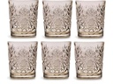 onis Gin Glas Hobstar 350 ml, 6 Stück, Taupe
