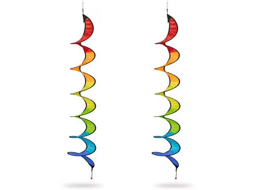 [90360575 1720754] relaxdays Windrad Regenbogen 2er Set 130 cm