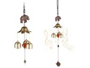 relaxdays Windspiel Feng Shui Elefanten 45.5 cm