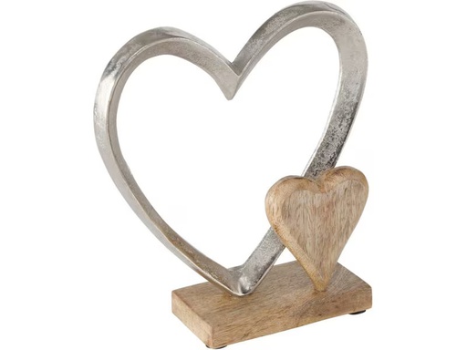 [90361124 1729268] Boltze Aufsteller Carolyn Herz mit Stand 7.5 cm x 22 cm