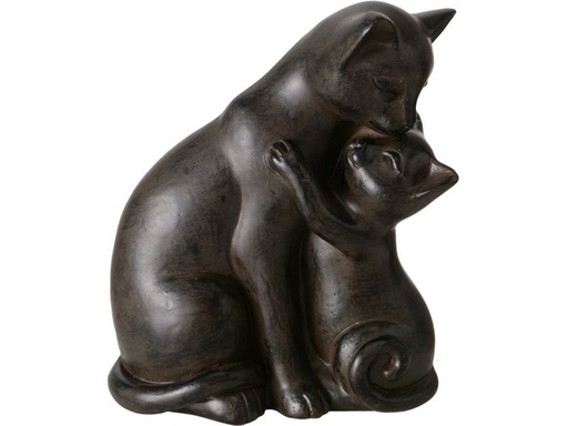 [90361152 1729266] Boltze Aufsteller Minka Katze 6 cm x 13 cm, Braun
