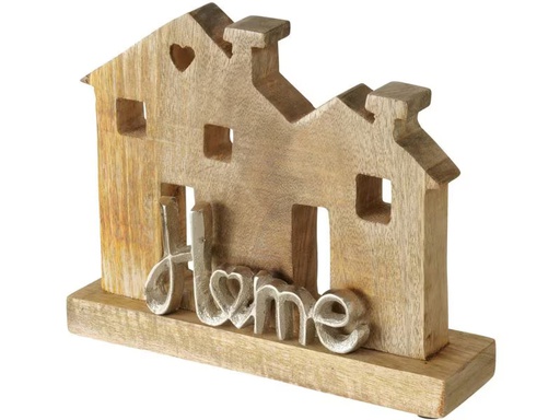 [90361197 1729269] Boltze Aufsteller Home 5 cm x 15 cm, Beige