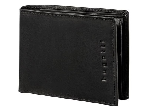 [90361697 1128008] Bugatti Portemonnaie Romano RFID Scheintasche Schwarz