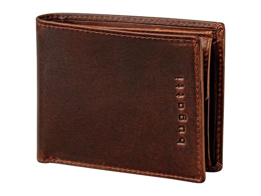 [90361718 1128009] Bugatti Portemonnaie Romano RFID Scheintasche Braun