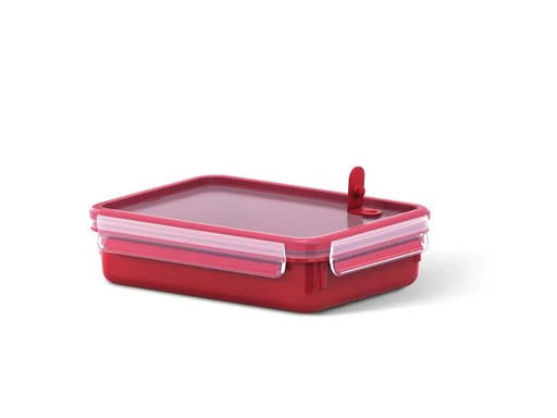 [90056383 552512] Emsa Mikrowellendose Clip &amp; Micro  1.2 l, Rot