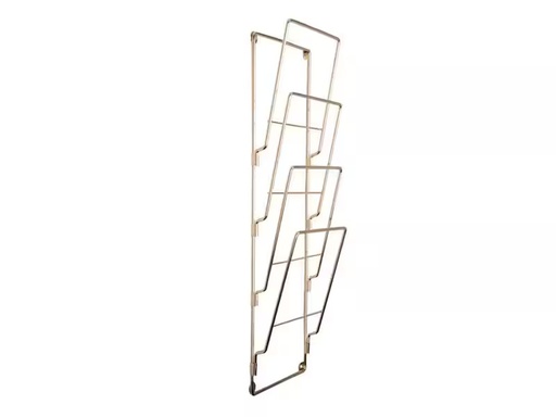 [90363113 1683835] present time Zeitungsständer 60 x 19 cm Gold