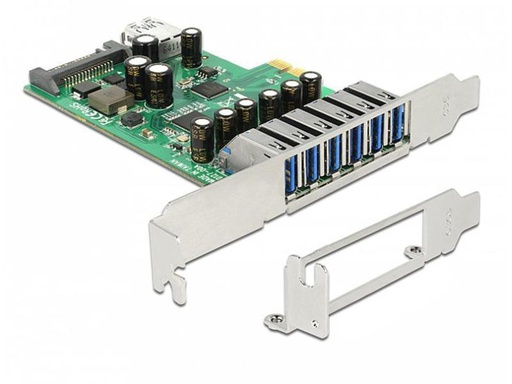 [90056578 334716] Delock PCI-Express-Karte 89377 USB 3.0 - 6x extern + 1x intern