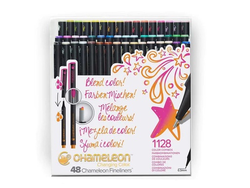 [90056601 1135412] Chameleon Fineliner Farbwechsel 48 Stück
