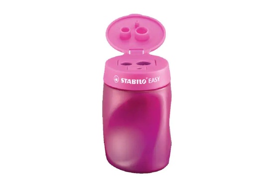 [90056940 1085344] STABILO Spitzer EASYsharpener 3 in 1 für Rechtshänder Pink