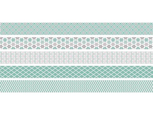 [90056997 665421] Heyda Washi Tape Pastell Mini Mint
