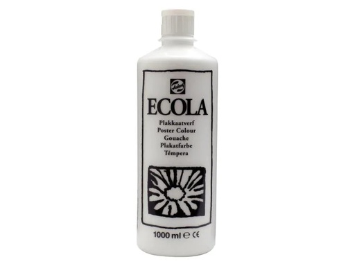 [90057019 997049] Talens Plakatfarbe Ecola 1000 ml, Weiss