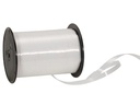 Spyk Geschenkband Poly Glatt 7 mm x 500 m, Weiss