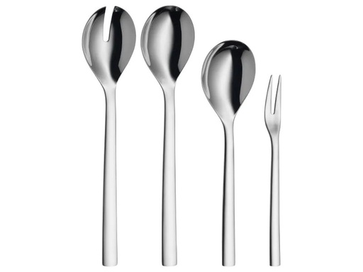 [90057467 825655] WMF Salatbesteck Nuova 4-teilig, Silber