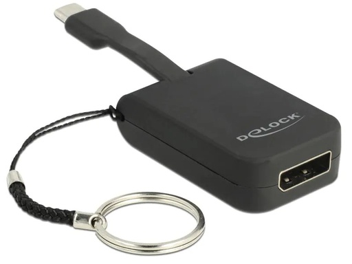 [90057583 850088] Delock Adapter USB-C – DisplayPort 4K, 60 Hz, mit Schlüsselanhänger