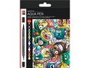 Marabu Filzstift Aqua Pen Graphix Mega Mash, 12 Stück