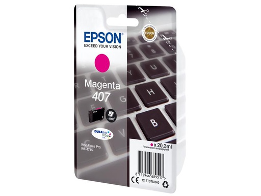 [90057779 1134990] Epson Tinte 407 / C13T07U340 Magenta