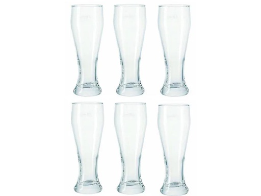 [90057791 894885] Montana Bierglas Basic 500 ml, 6 Stück, Transparent