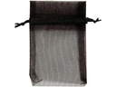 Creativ Company Organzabeutel Organza 7 x 10 cm Schwarz, 10 Stück